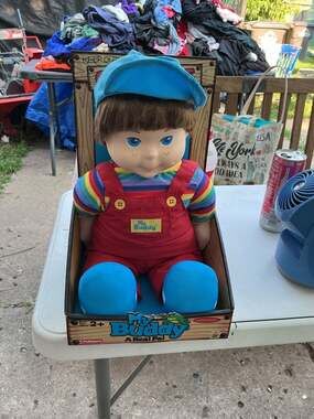 NEW 2025 MY BUDDY Retro Classic Plush Doll Removable Outfit & Cap Playskool 18"